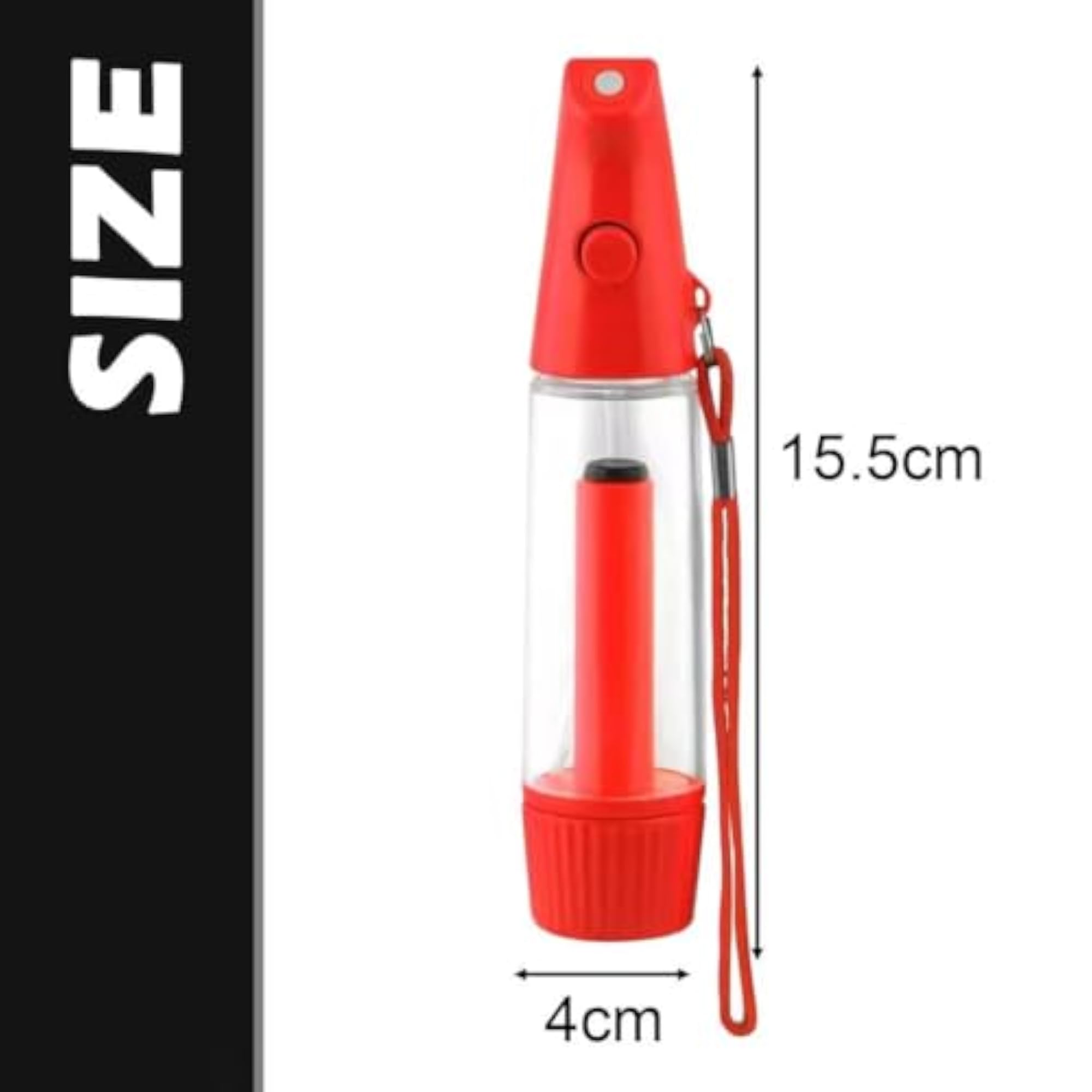 Compact Misting Spray Bottle for Outdoor Hiking Travel Red